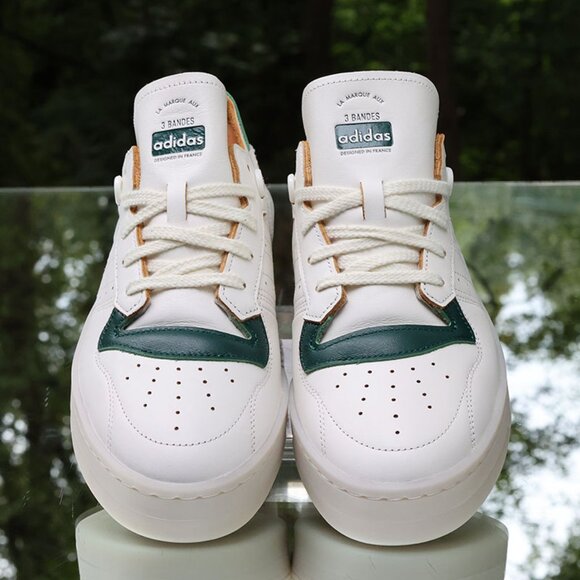 Adidas Rivalry Summer Low White Green Size 10 - Picture 9 of 13